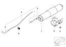 Genuine Hengst BMW Fuel Filter with Pressure Regulator In Line