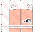 Mercedes-Benz Brake Pad Set Rear