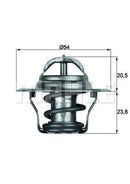 Audi VW Engine Coolant Water Thermostat and Seal