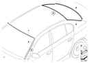 BMW Rear Window Seal Rubber Lower