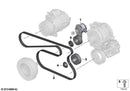BMW Engine Belt Tensioner and Pulley