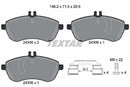 Genuine TEXTAR Mercedes-Benz Brake Pad Set Front
