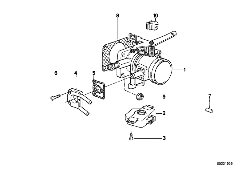 BMW Throttle Housing Assembly