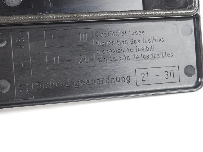 BMW Fuse Box Cover