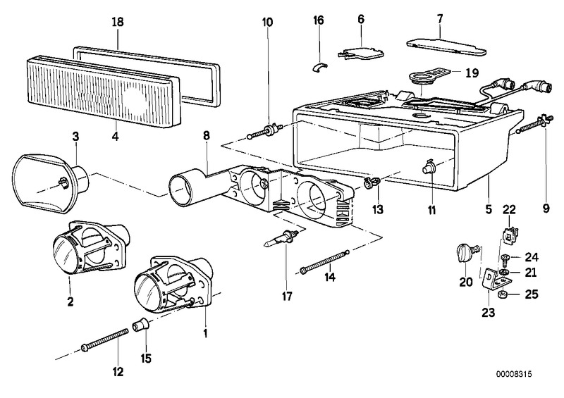 BMW Adjusting Screw Headlight