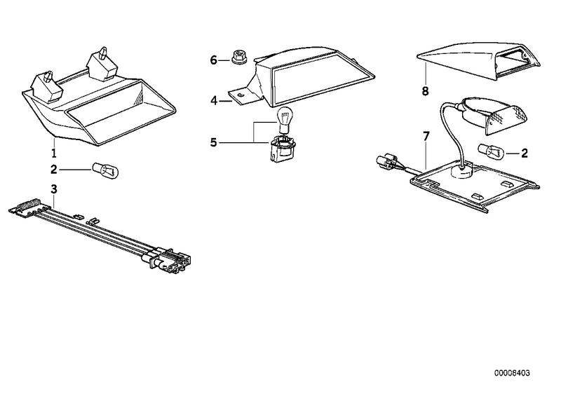BMW Bulb Third Stop Lamp