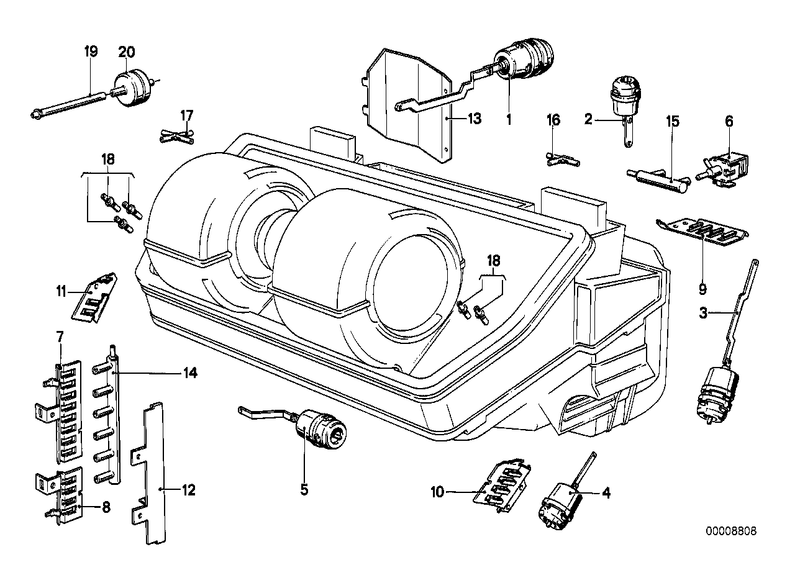 BMW Distribution Piece Air Conditioning