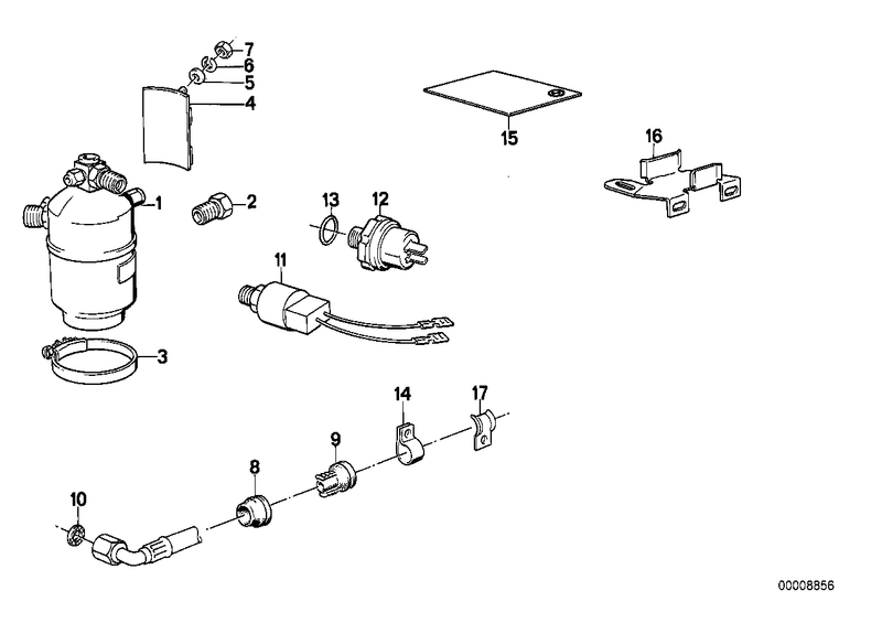 BMW Dryer Container Screw Plug