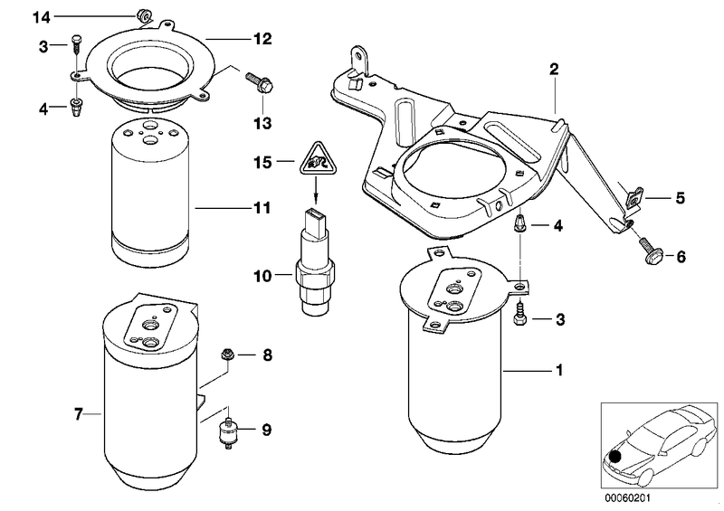 BMW Rubber Mounting