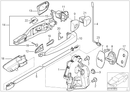 BMW Outer Door Handle Gasket Left