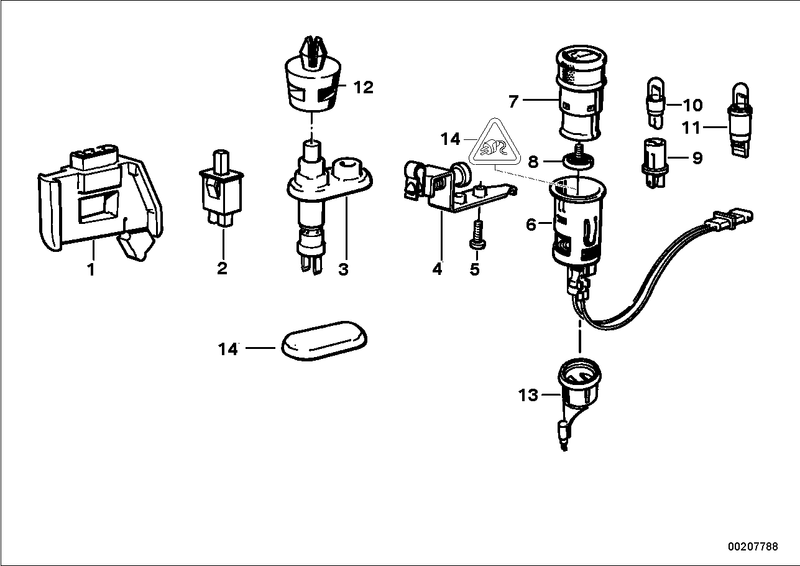 BMW Bulb Socket with Bulb