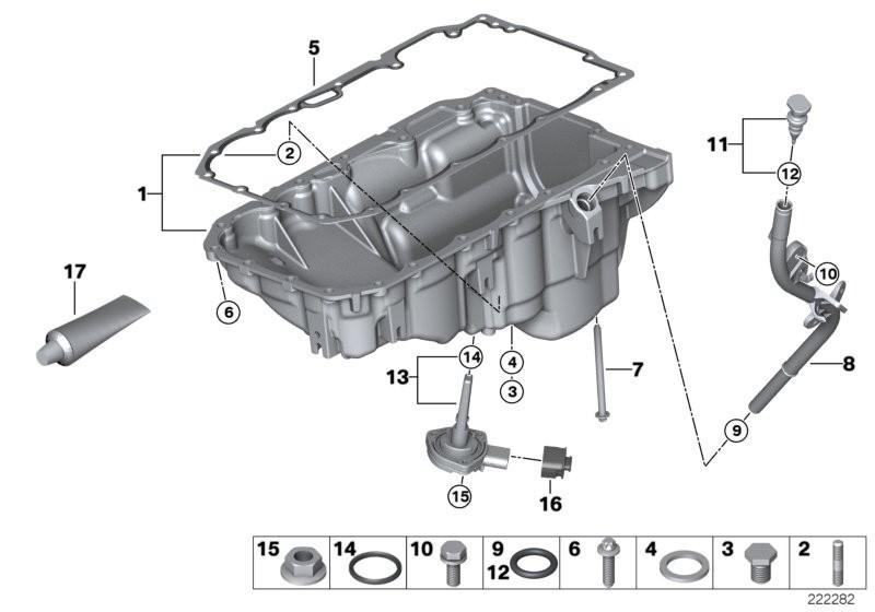 BMW Land Rover Engine Oil Drain Sump Plug