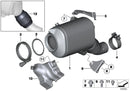 BMW Pipe Connector V-Band Clamp Exhaust System