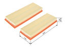 Mercedes-Benz Engine Air Filter Set