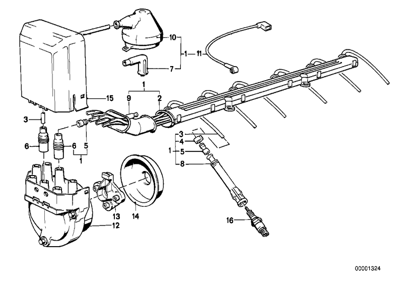 BMW Ignition Wiring Tube