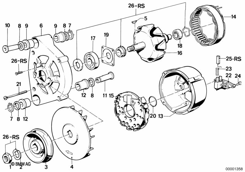 BMW Alternator Bracket Bushing
