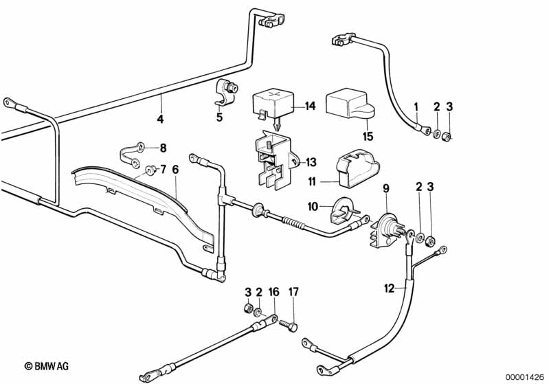 BMW Battery Cable Cover