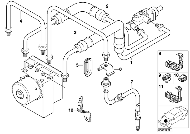 BMW Pipeline with Pressure Hose