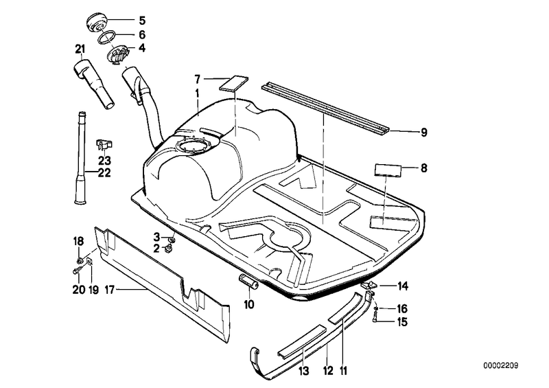 BMW Fuel Tank Base