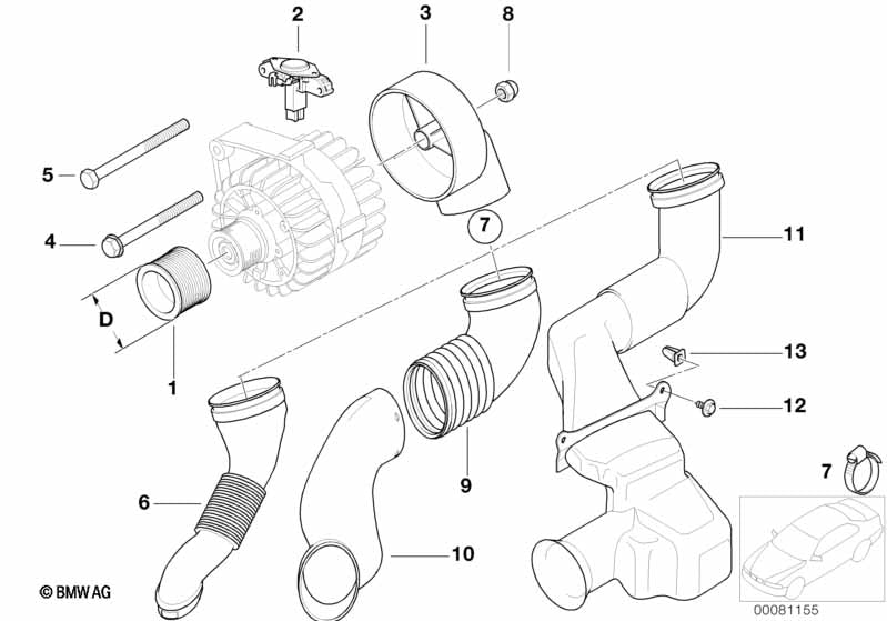BMW Air Channel Lower