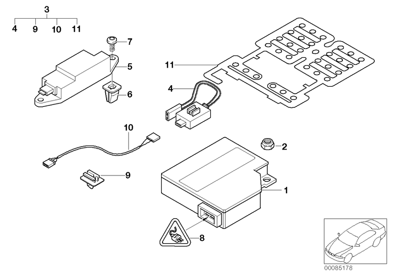 BMW Wiring Set Seat Occupancy Identification