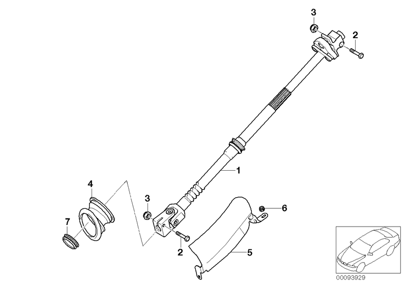 BMW Steering Coupling Boot