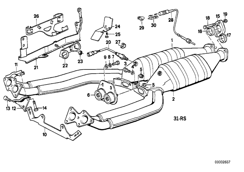 BMW Exhaust Bracket Holder