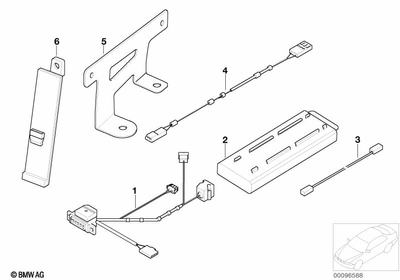 BMW Hands Free Telephone Microphone Wiring