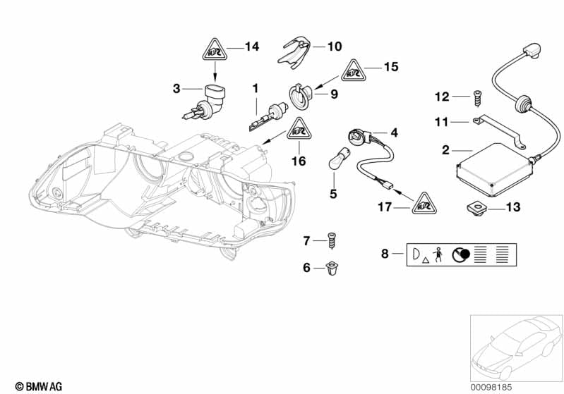 BMW Control Unit Xenon Light