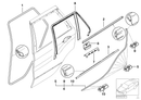 BMW Door Weather Strip Clamp