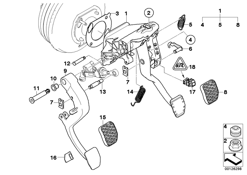 BMW Clutch Lever Return Spring