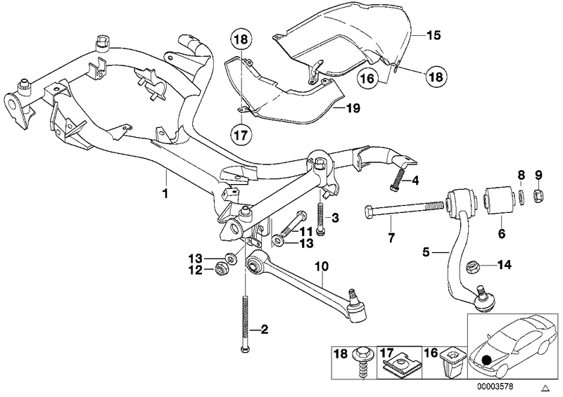 BMW Hex Bolt with Washer