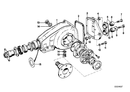 BMW Rubber Mounting Set Rear Axle Set x2