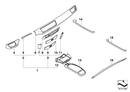 BMW Wood Panel Centre Armrest Front