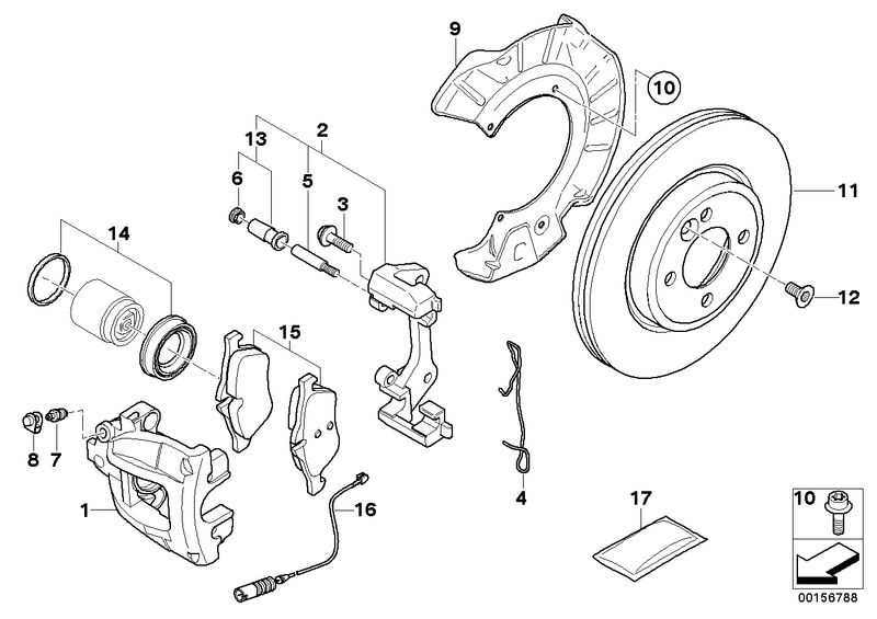 BMW Caliper Housing