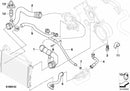 BMW Engine Coolant Radiator Water Hose