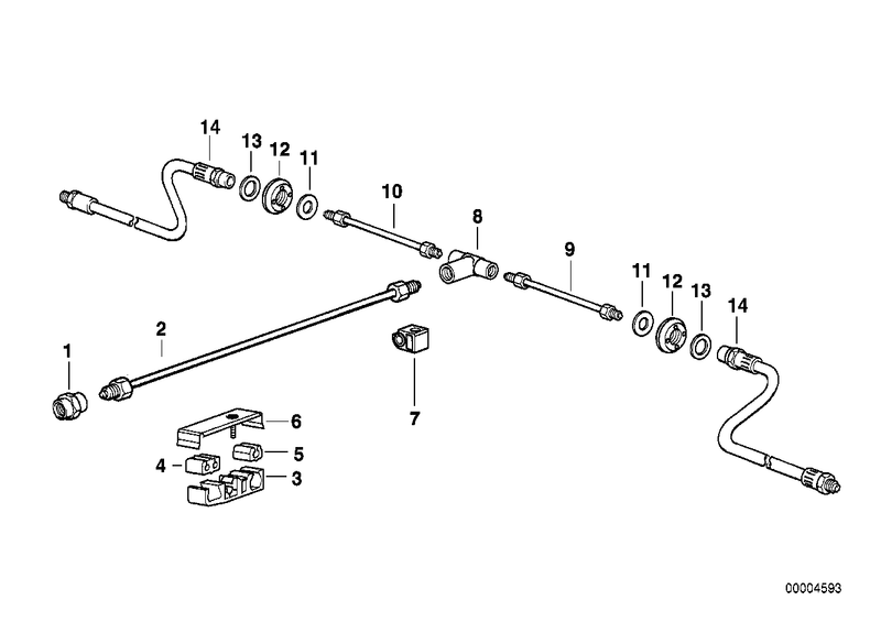 BMW Brake Pipe