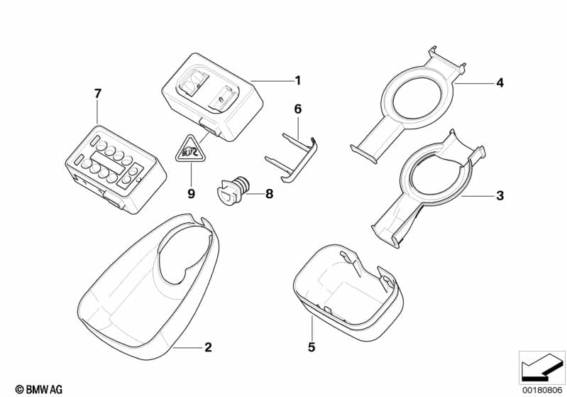 BMW Rain Sensor Cover