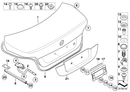 BMW Tension Spring Boot Trunk Tailgate