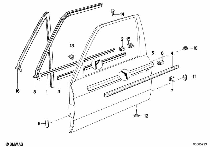 BMW Door Weather Strip