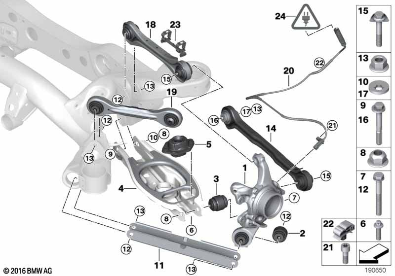BMW Hex Screw with Collar