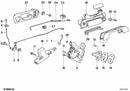 BMW Rear Door Lock Lever