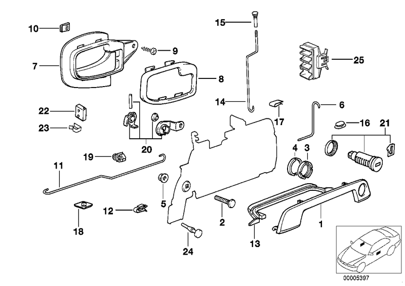 BMW Right Operating Rod