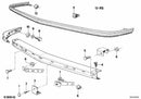 BMW Front Bumper Mounting Parts