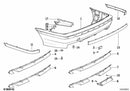 BMW Rear Bumper Trim Panel M Trim