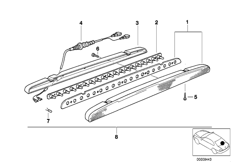 BMW Bulb Third Stop Lamp