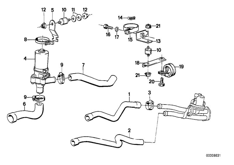 BMW Muffler Clamp