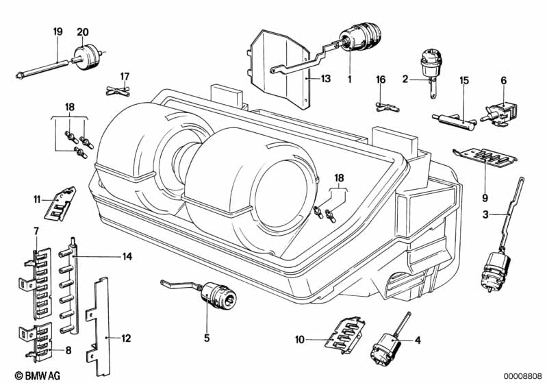 BMW Air Conditioning Cooling System Connector