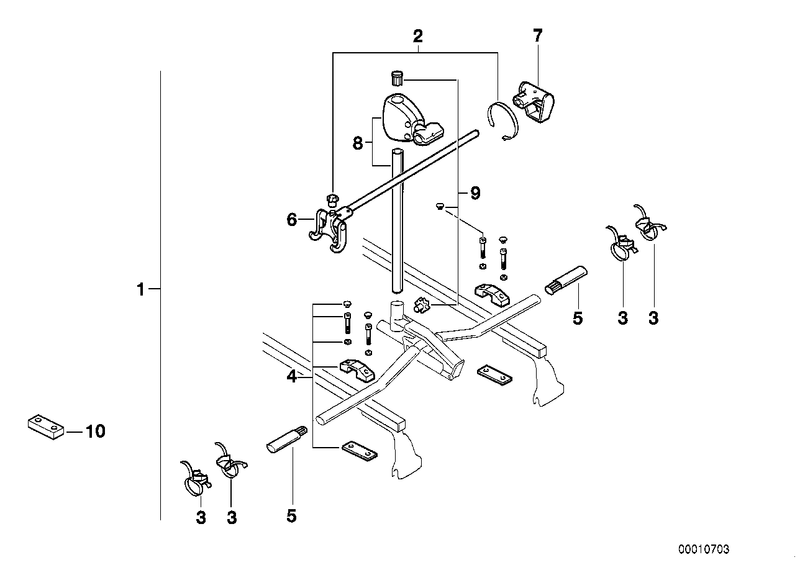 BMW Bicycle Lift Set of 2