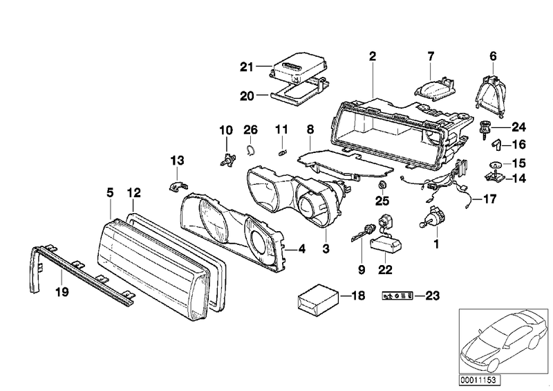 BMW Headlight Xenon